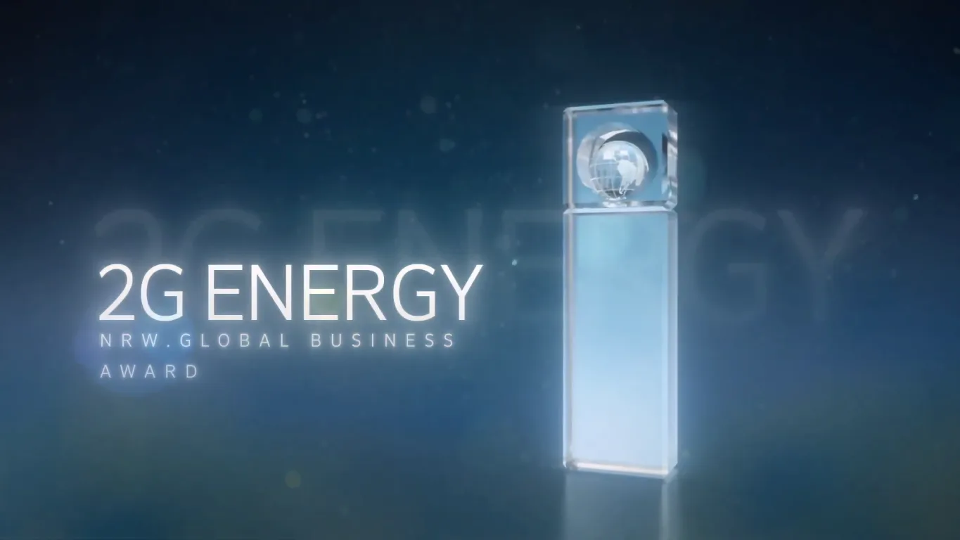 2G-Station - Награда Global Business Award - 2G Energy