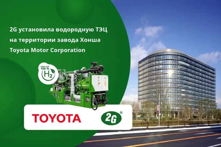 Водородная ТЭЦ 2G на заводе Toyota
